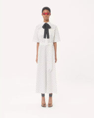 Poplin Plusdepois Print Midi Dress