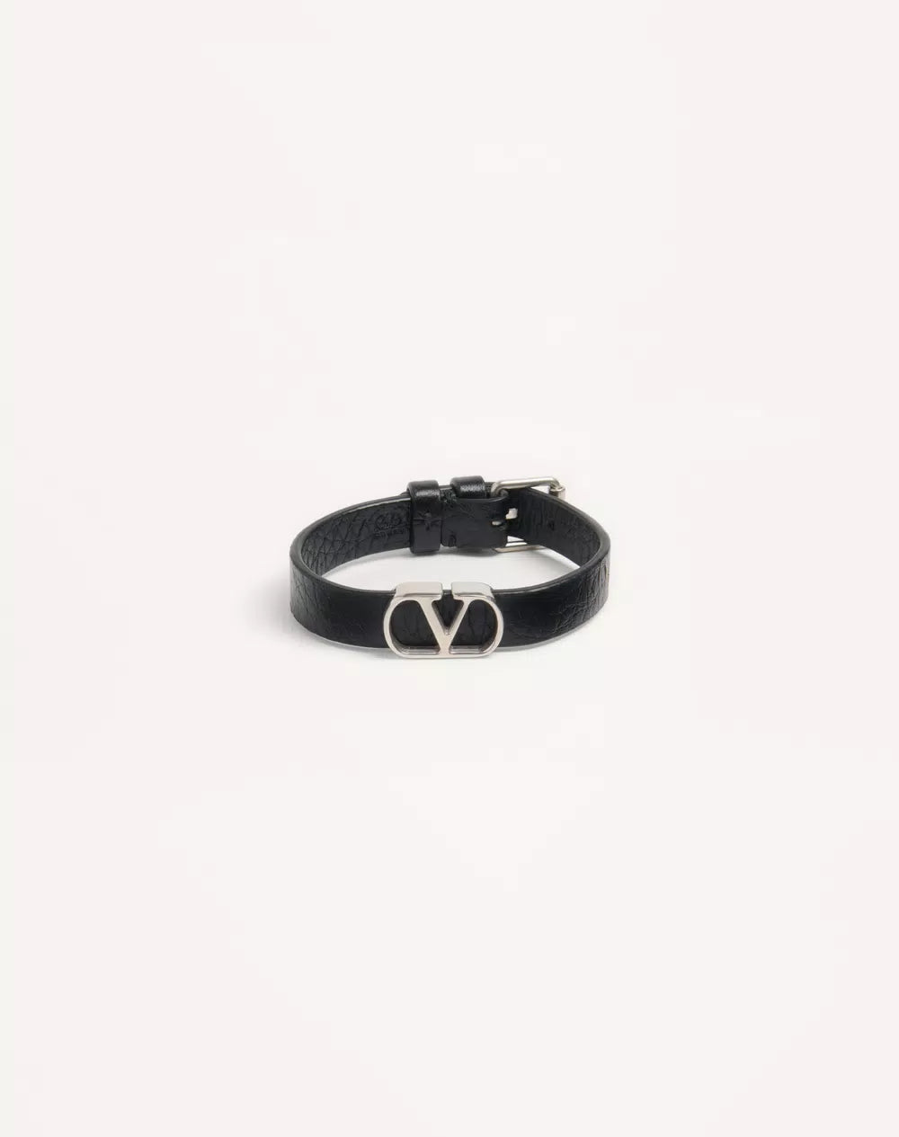 Vlogo Signature Grainy Calfskin Bracelet
