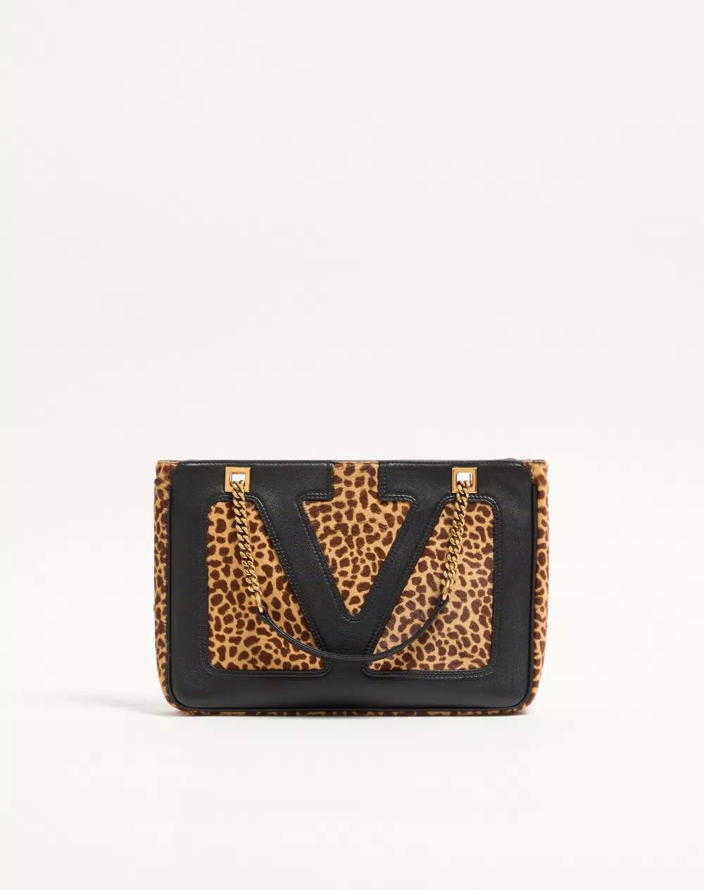 Valentino Garavani Viva Superstar Small Shopping Bag In Pony-Effect Calfskin