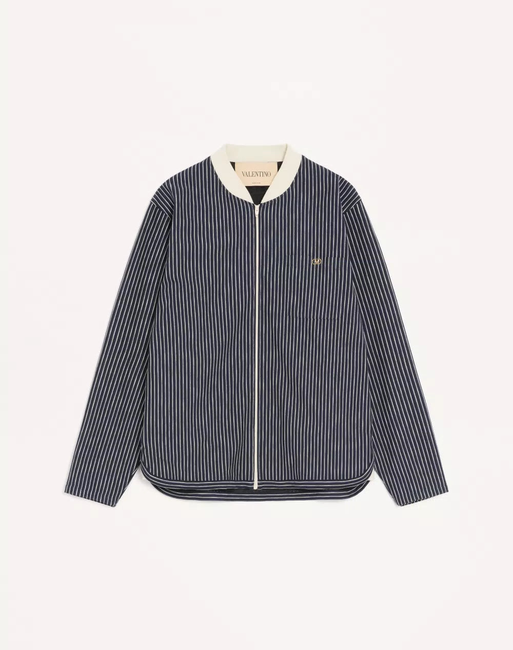 Valentino Viscose Sweatshirt With Striped VLogo