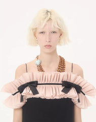 Crepe Couture Short Dress