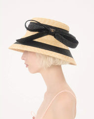 VLogo Signature Straw Bucket Hat