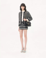 Linen And Lurex Knitted Jacket
