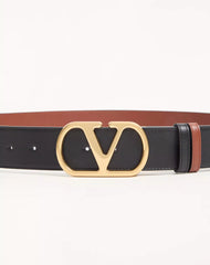 Reversible VLogo Signature Belt In Glossy Calfskin 40 Mm