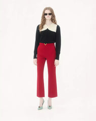 Wool Crepe Trousers