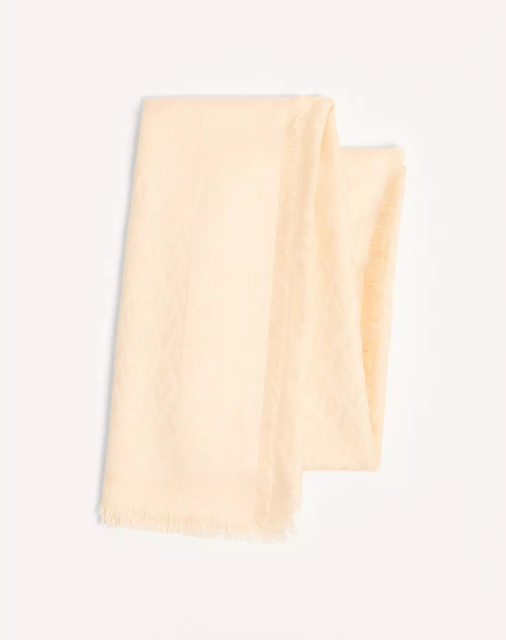 Toute La V Wool And Silk Shawl