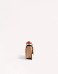 Valentino Garavani Vain Embroidered Shoulder Clutch With Cherryfic Pattern