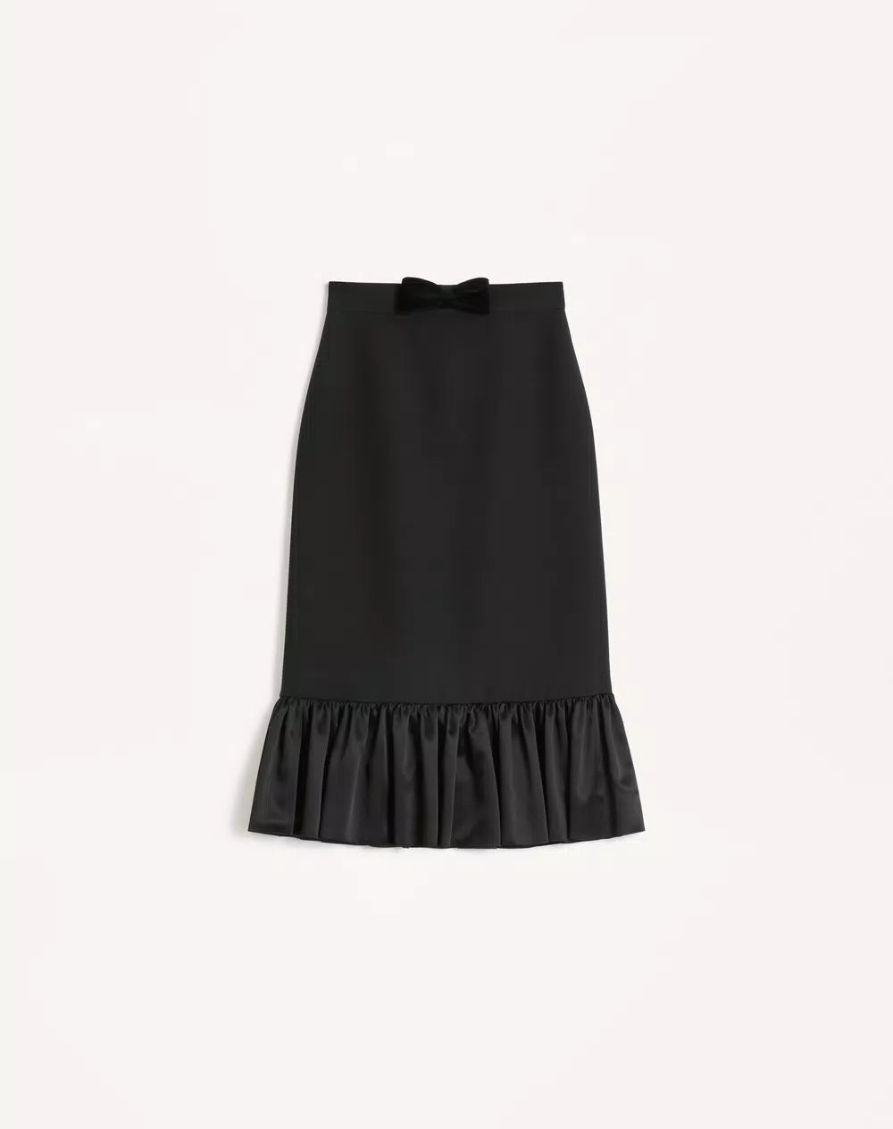 Crepe Couture Midi Skirt