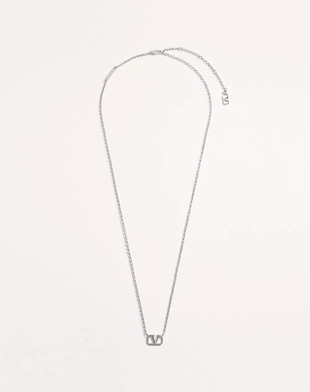 Vlogo Signature Metal Necklace