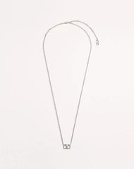 Vlogo Signature Metal Necklace
