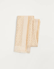 Toute La V Stole In Silk, Viscose And Cashmere