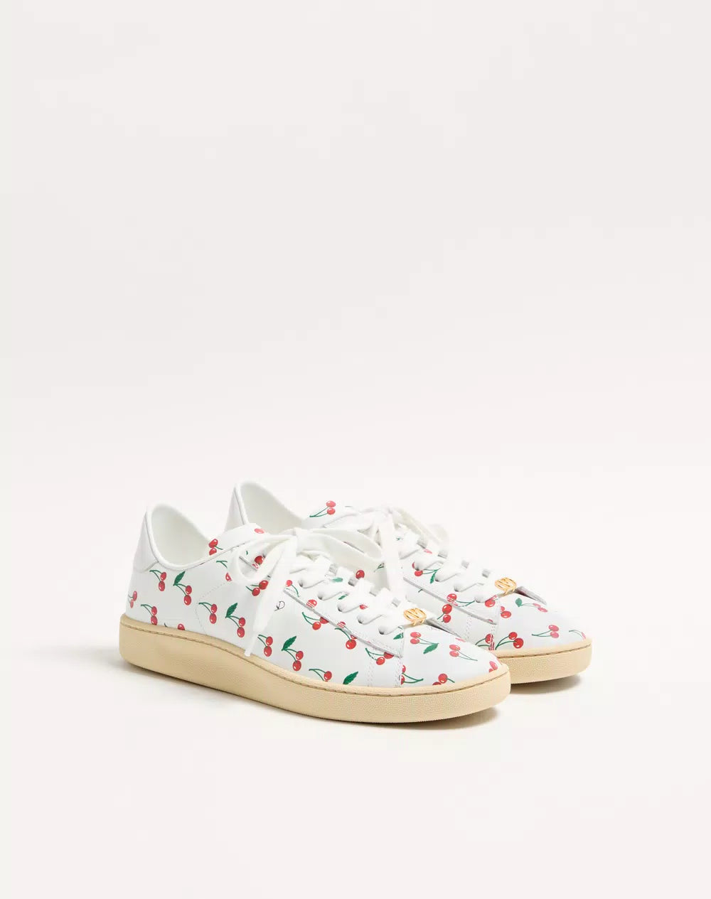 Royco Sneaker In Nappa Calfskin With Cherryfic Pattern