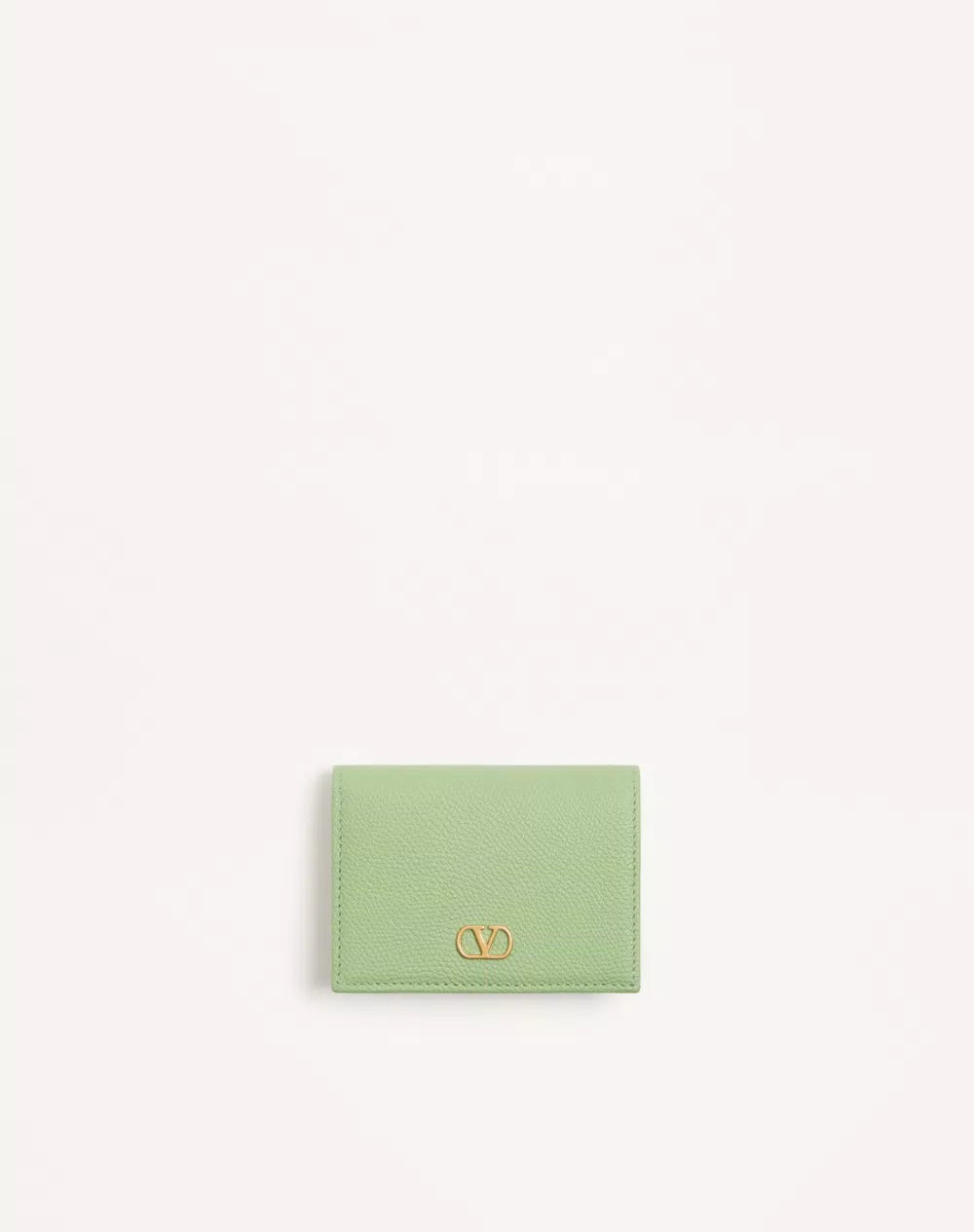 VLogo Signature Grainy Calfskin Wallet