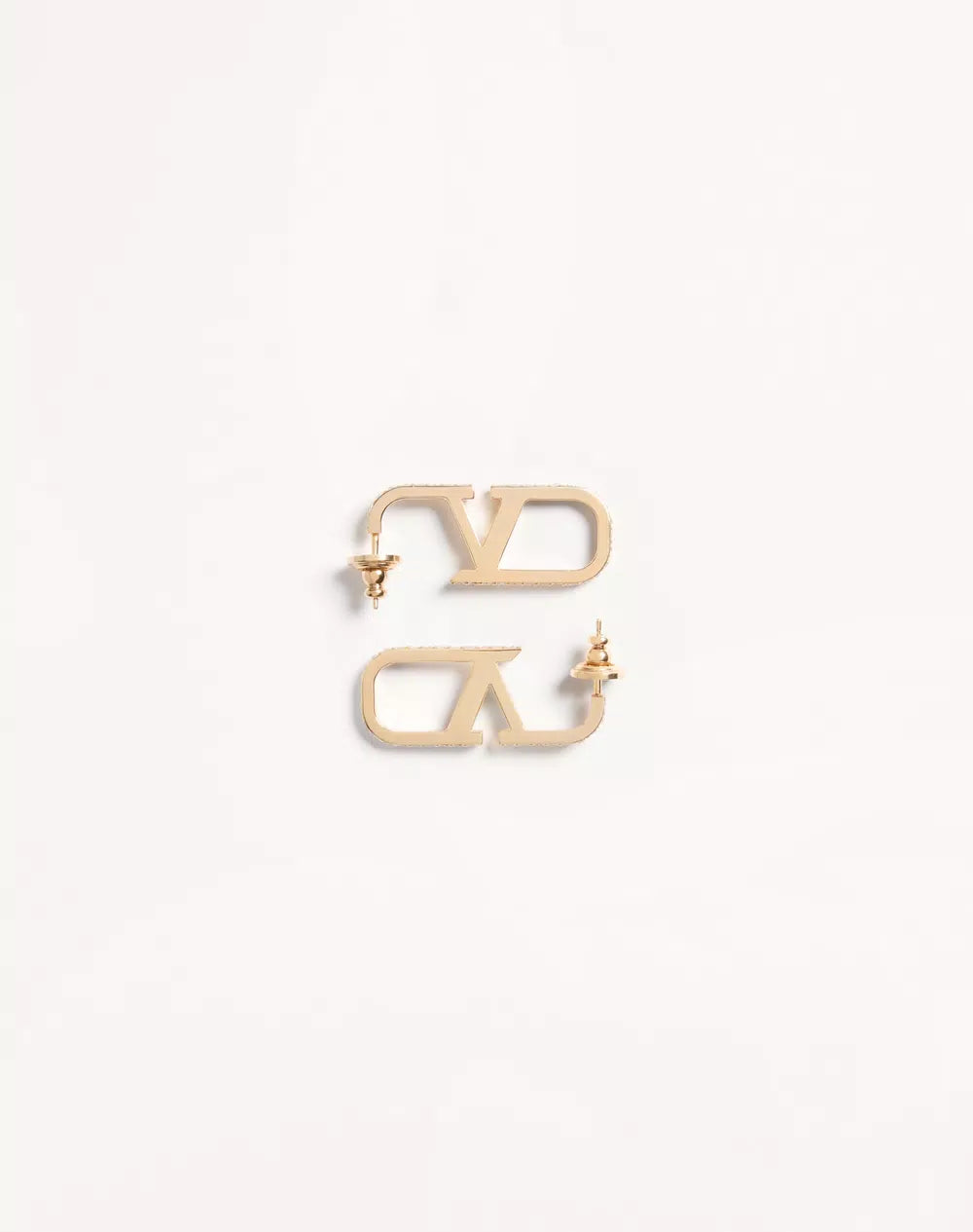 Vlogo Signature Metal And SwarovskiÂ® Crystal Earrings