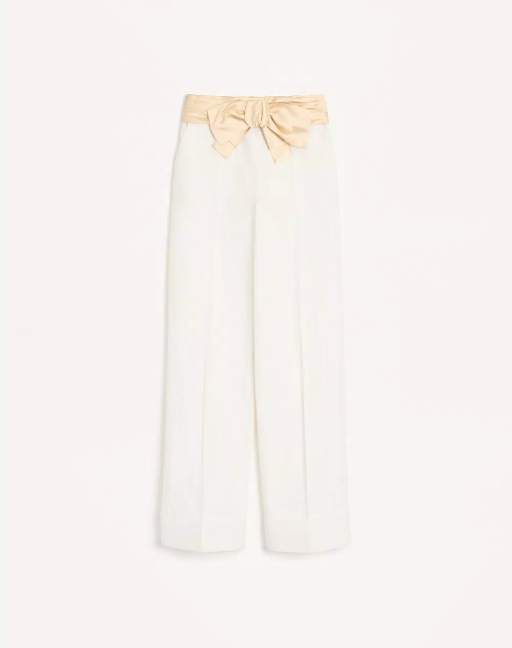 Diagonal Cotton Linen Pants