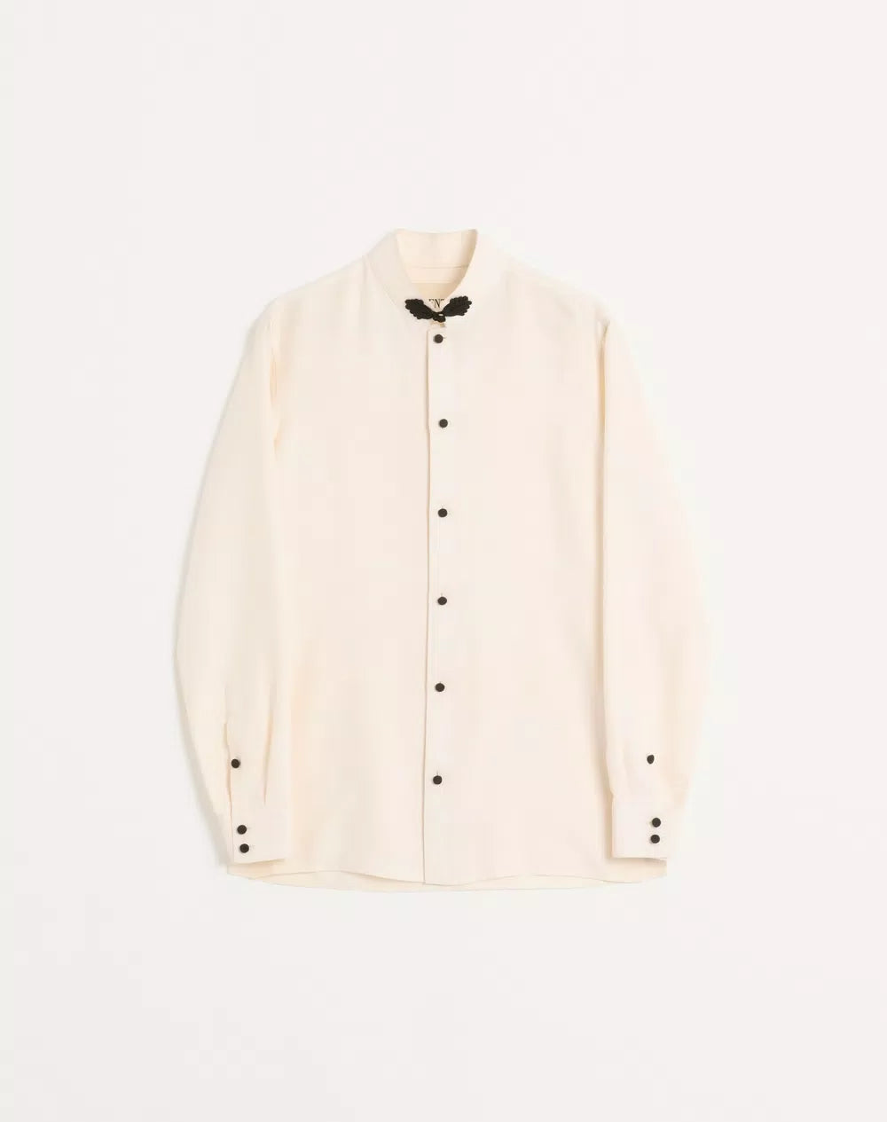 Silk Shantung Shirt With Toggle