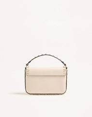 Rockstud Grainy Calfskin Pouch