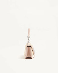 Valentino Garavani LocÃ² Small Shoulder Bag With Pearls, Rhinestones And Jewel Logo