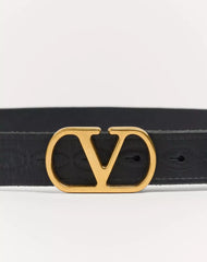 VLogo Signature Calfskin Belt 30 Mm