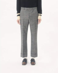 Valentino MoulinÃ© Wool Trousers With Turn-Ups