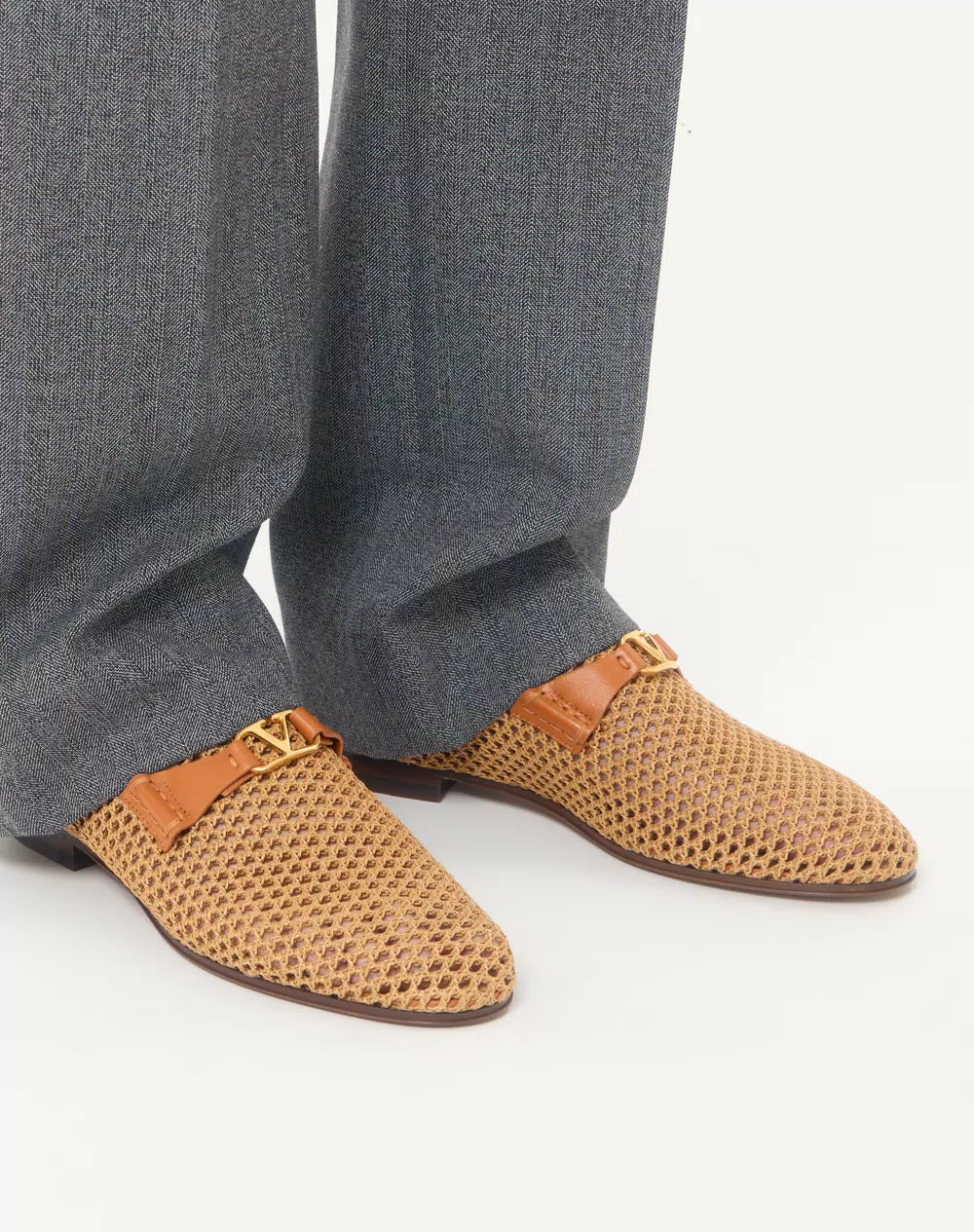 Wolfe Loafer In Woven Raffia