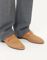 Wolfe Loafer In Woven Raffia