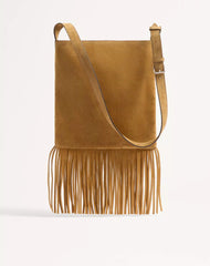 Valentino Garavani NellcÃ´te Suede Shoulder Bag With Fringes