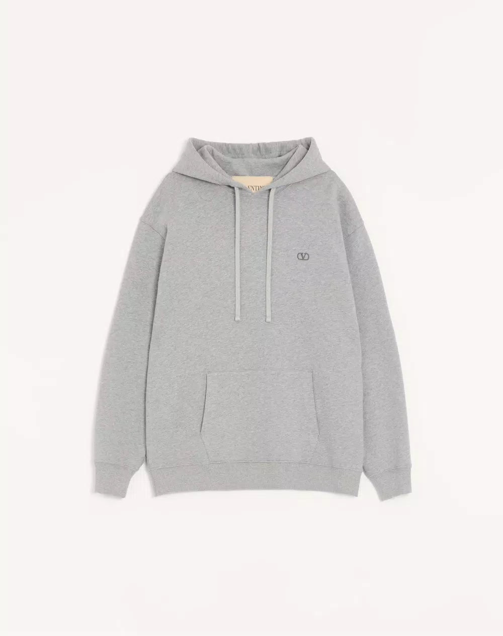 Valentino Cotton Hoodie With VLogo Embroidery