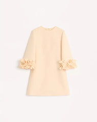 Crepe Couture Short Dress