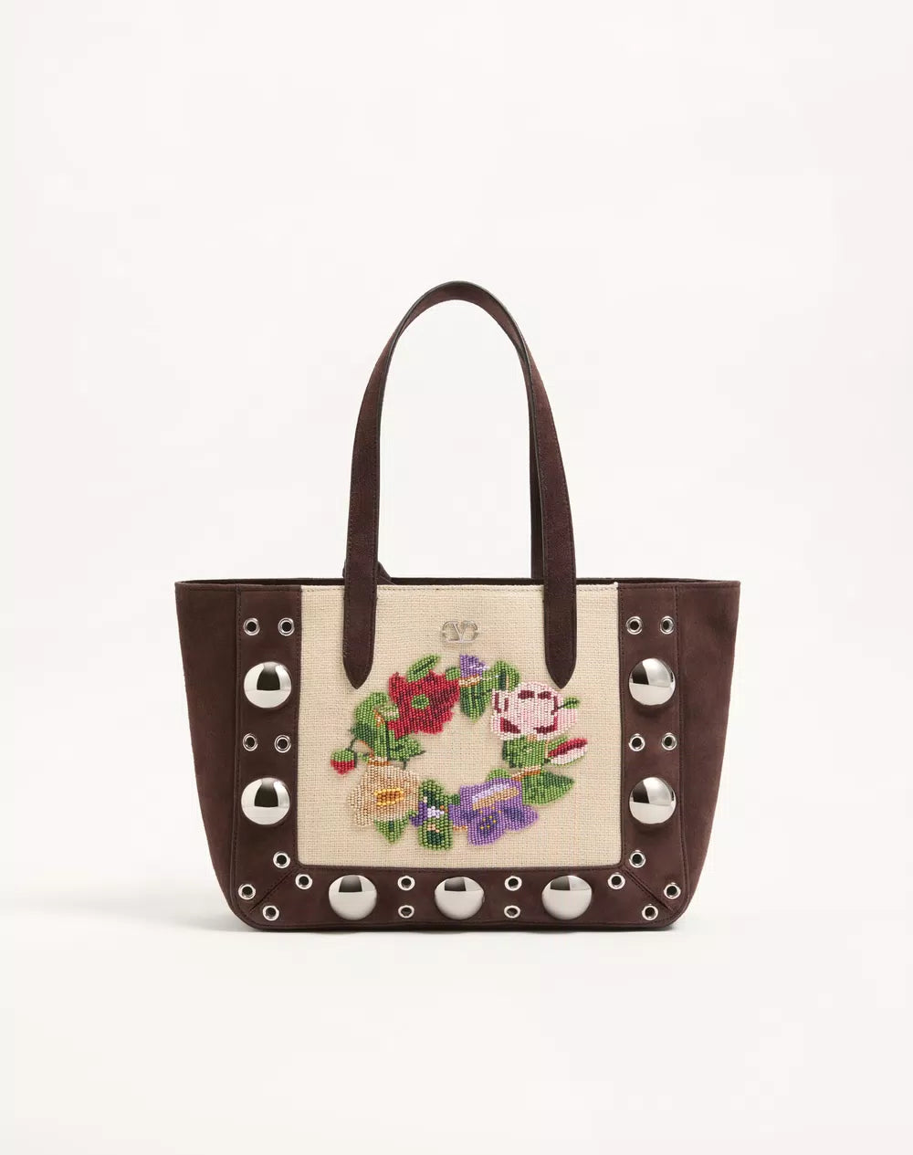 Valentino Garavani NellcÃ´te Embroidered Medium Shopping Bag