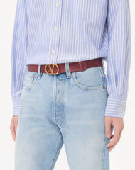 VLogo Signature Calfskin Belt 30 Mm