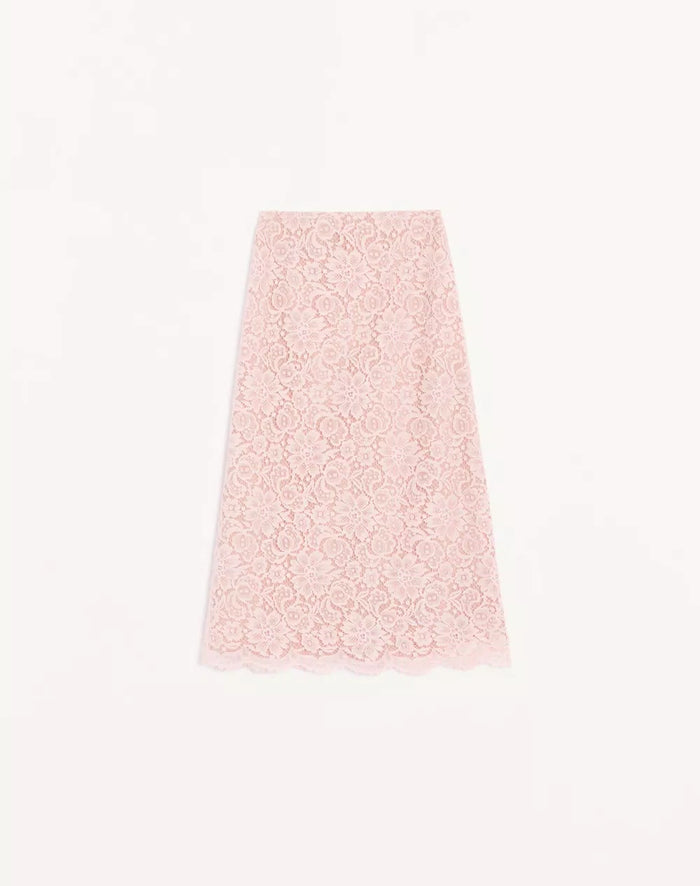 Lace Midi Skirt