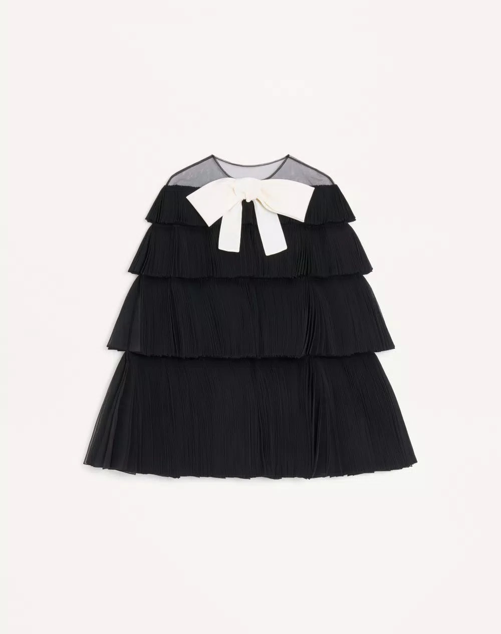 Embroidered Organza Cape