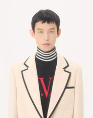 Valentino Cotton T-Shirt With Made In Valentino Print