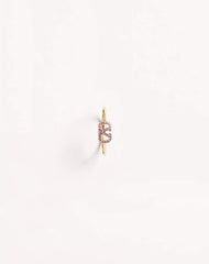VLOGO SIGNATURE METAL AND SWAROVSKIÂ® CRYSTAL RING
