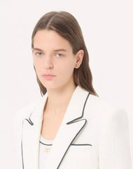 Vlogo Signature Metal Earrings