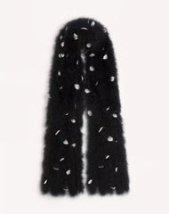 Feathers Valentino Scarf With Turkey And Goose Feathers