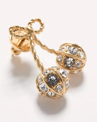 Cherryfic Metal And SwarovskiÂ® Crystal Earrings