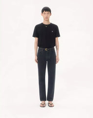 Valentino Cotton T-Shirt With VLogo Embroidery