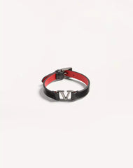 Vlogo Signature Leather Bracelet
