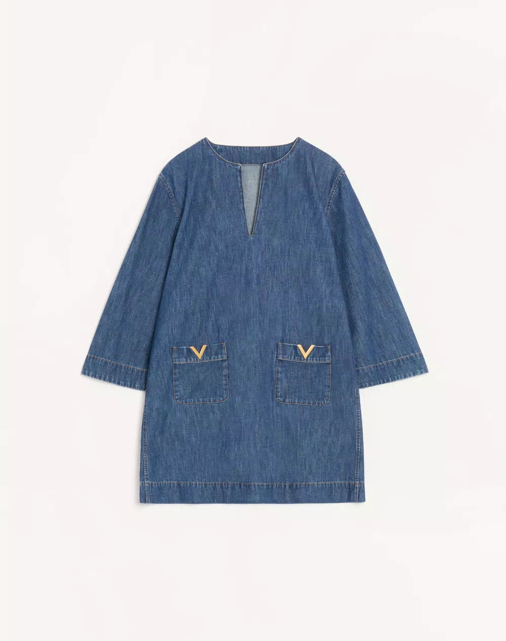 Denim Chambray Dress