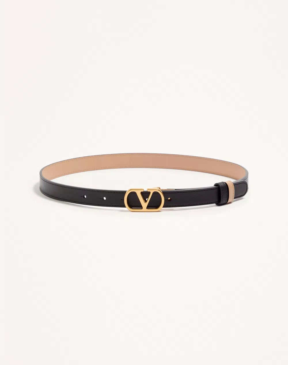 VLogo Signature Reversible Shiny Calfskin Belt - 20Mm / 1.2 In.