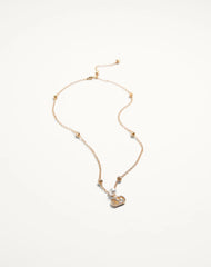 Vlogo Signature Necklace In Metal, Pearl And SwarovskiÂ® Crystals
