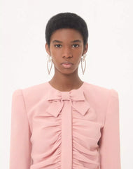 Cropped Jacket In Crispy Light Wool