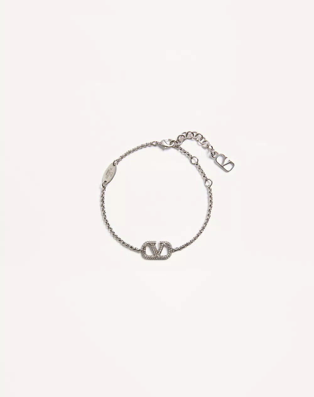 Vlogo Signature Bracelet In Metal And SwarovskiÂ® Crystals