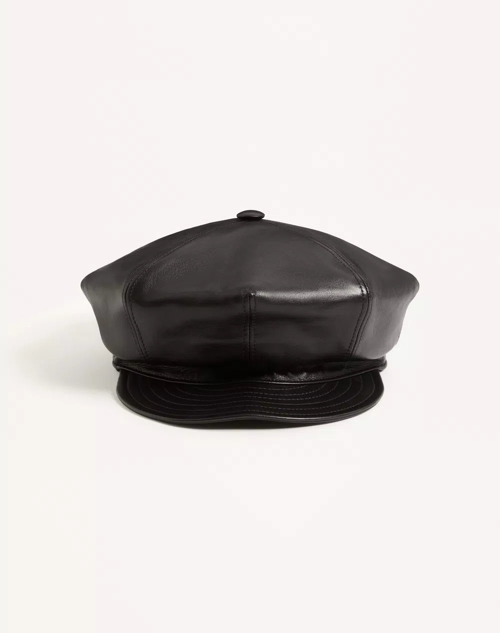Valentino Garavani VLogo Signature Leather Cap