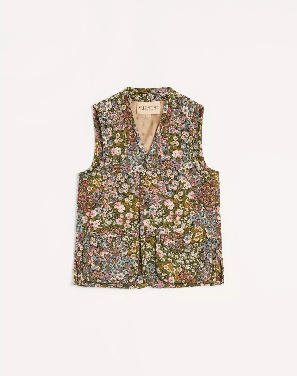 Valentino Gobelin Waistcoat With Jacquard AprÃ¨s L'Hiver Pattern