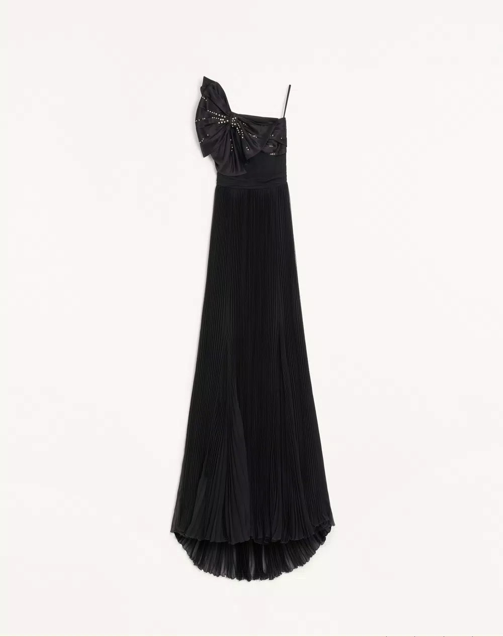 Long Dress In Embroidered Light Georgette