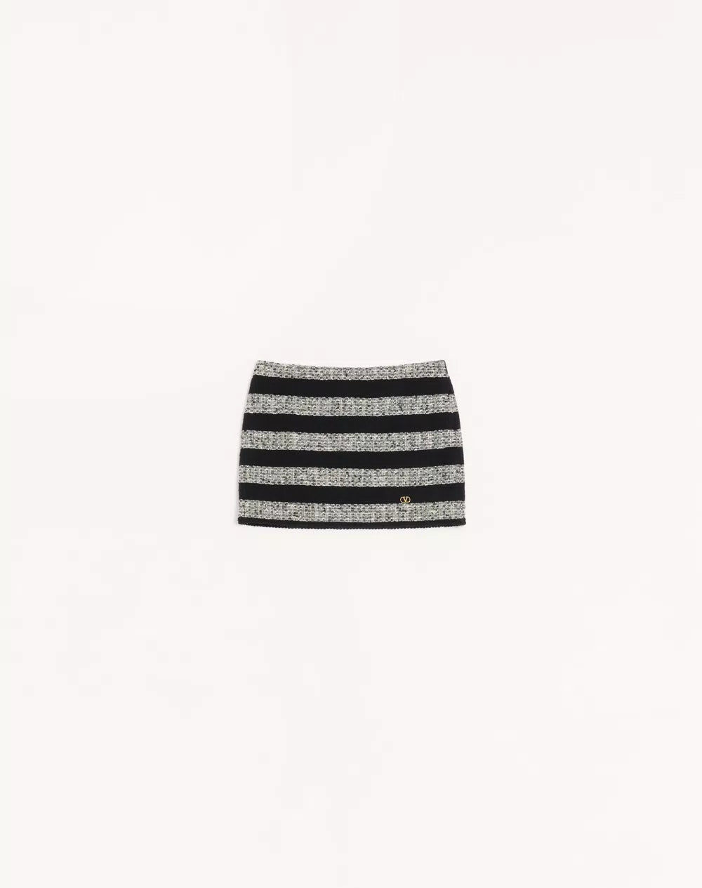 Mini Skirt In Maxi Stripe Tweed