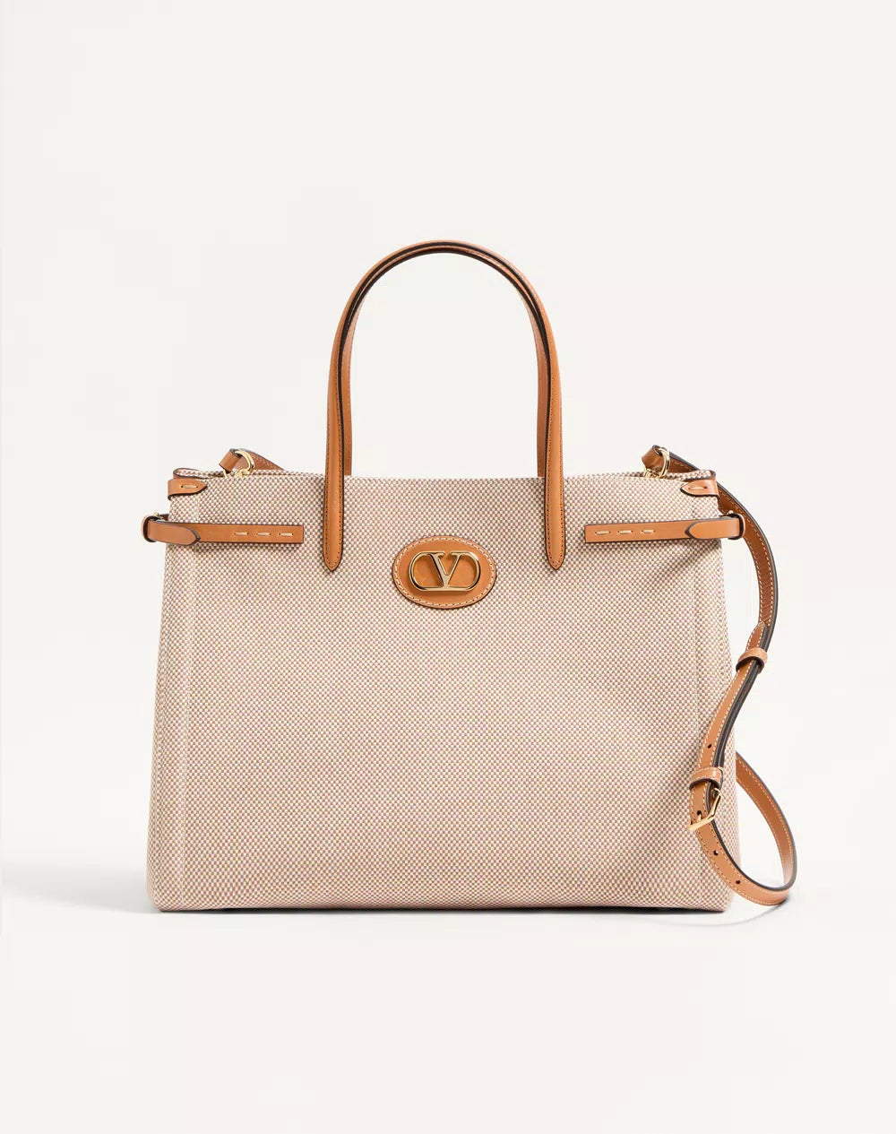 Valentino Garavani Antibes Medium Canvas Shopping Bag